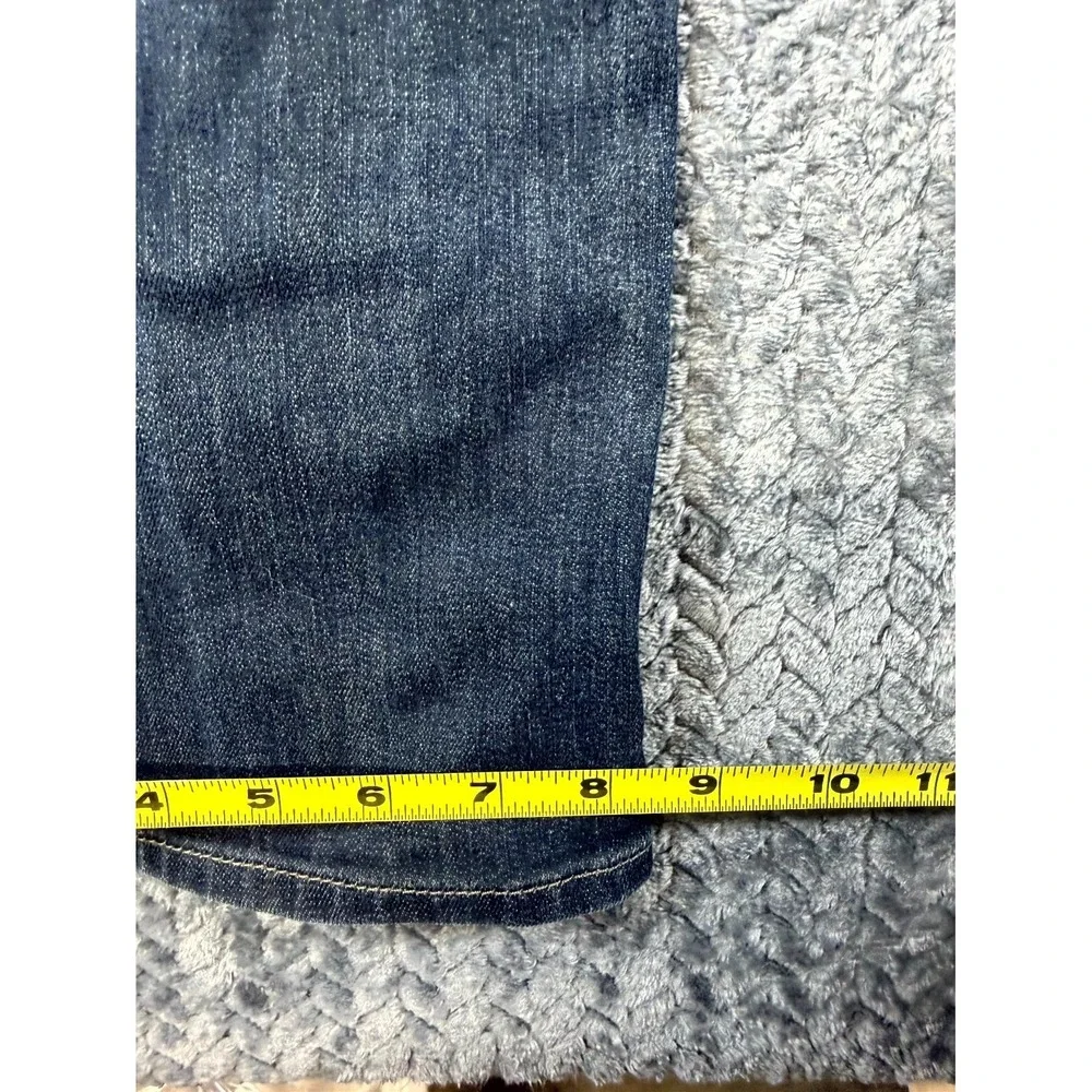 7 For All Mankind Austyn‎ Straight Leg Jeans Mens 33 Blue Denim Cotton Mid Rise
